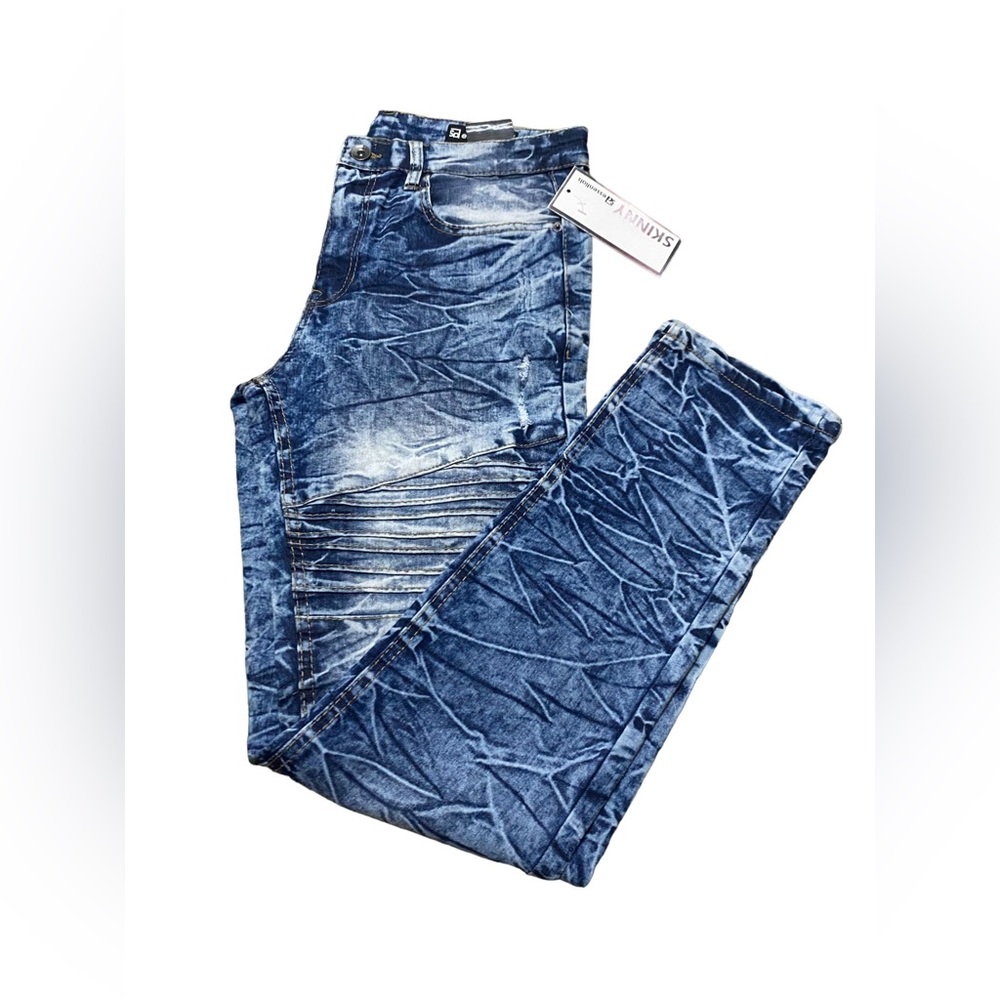 Essentials Skinny Jeans Size 34/32 Color Blue